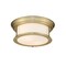 Z-Lite Sonna 2 Light Flush Mount, Heritage Brass & Matte Opal 2011F13-HBR - alternate 5